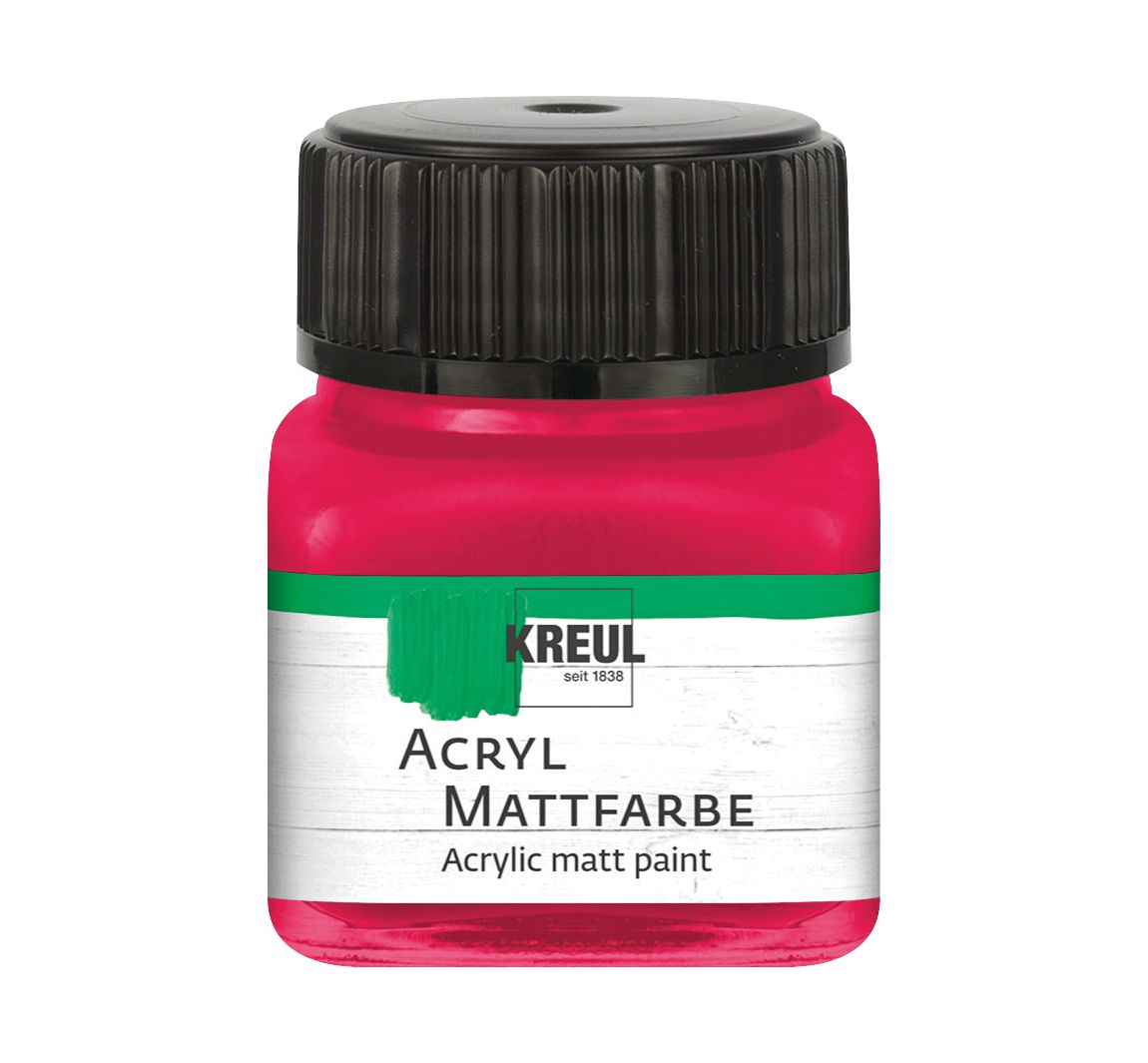 KREUL Acryl Mattfarbe, 20 ml - Karminrot