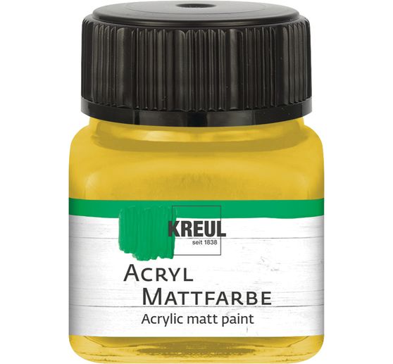 KREUL Acryl Mattfarbe, 20 ml, Metallic