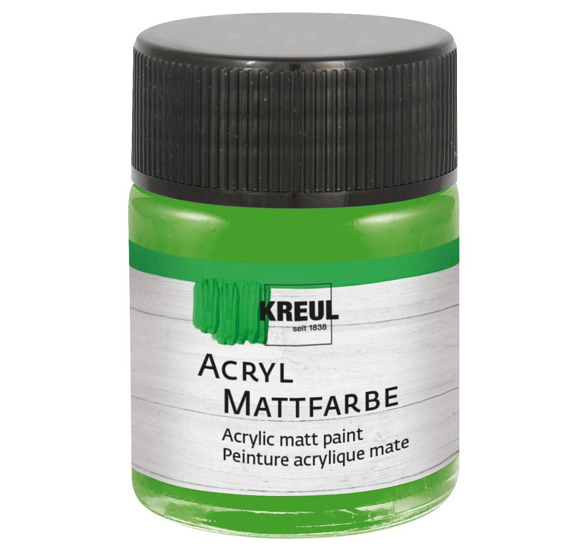 KREUL Acryl Mattfarbe, 50 ml - Hellgrün