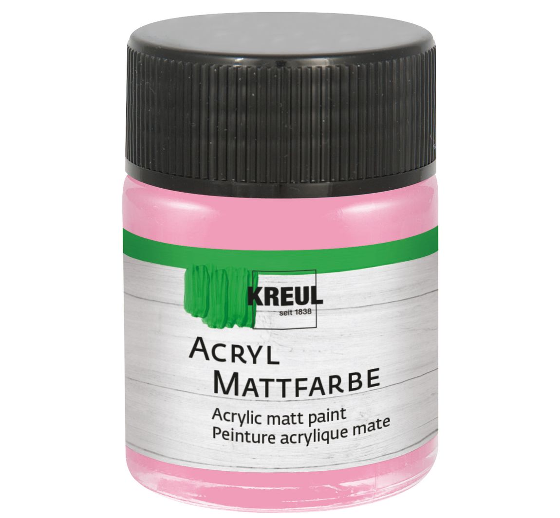 KREUL Acryl Mattfarbe, 50 ml - Himbeere