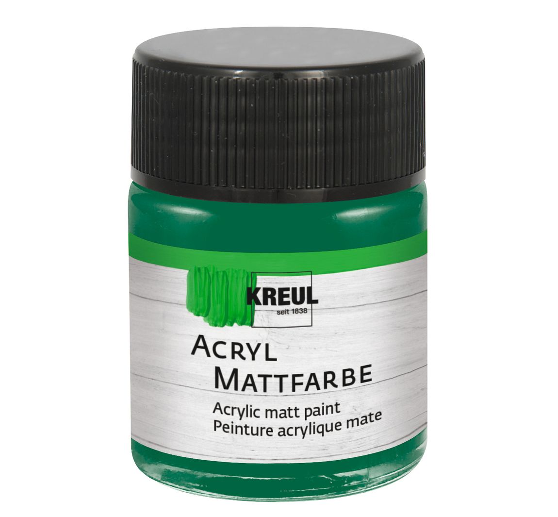 KREUL Acryl Mattfarbe, 50 ml - Grün