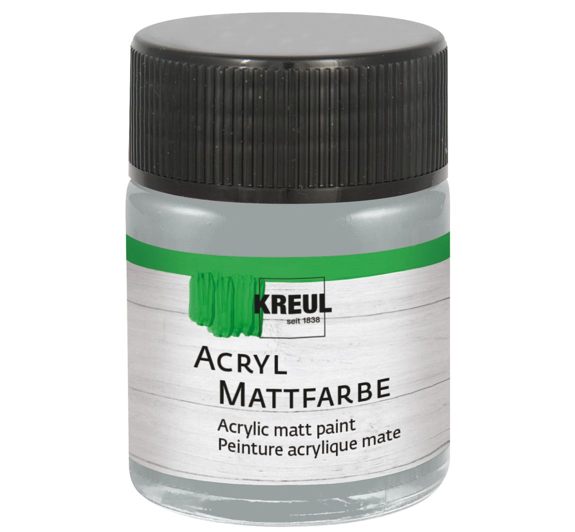 KREUL Acryl Mattfarbe, 50 ml - Blaugrau