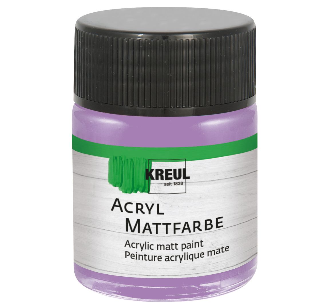 KREUL Acryl Mattfarbe, 50 ml - Flieder