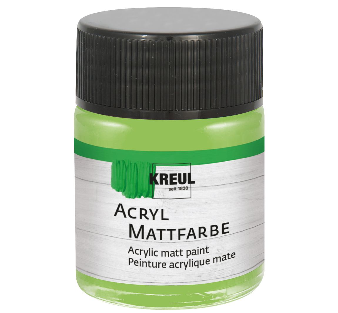 KREUL Acryl Mattfarbe, 50 ml - Maigrün