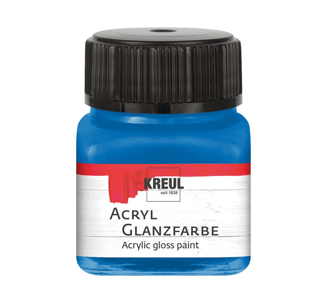 KREUL Acryl Glanzfarbe, 20 ml - Blau