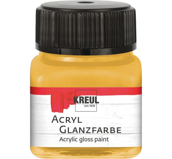 KREUL Acrylic Gloss paint, 20 ml, Metallic