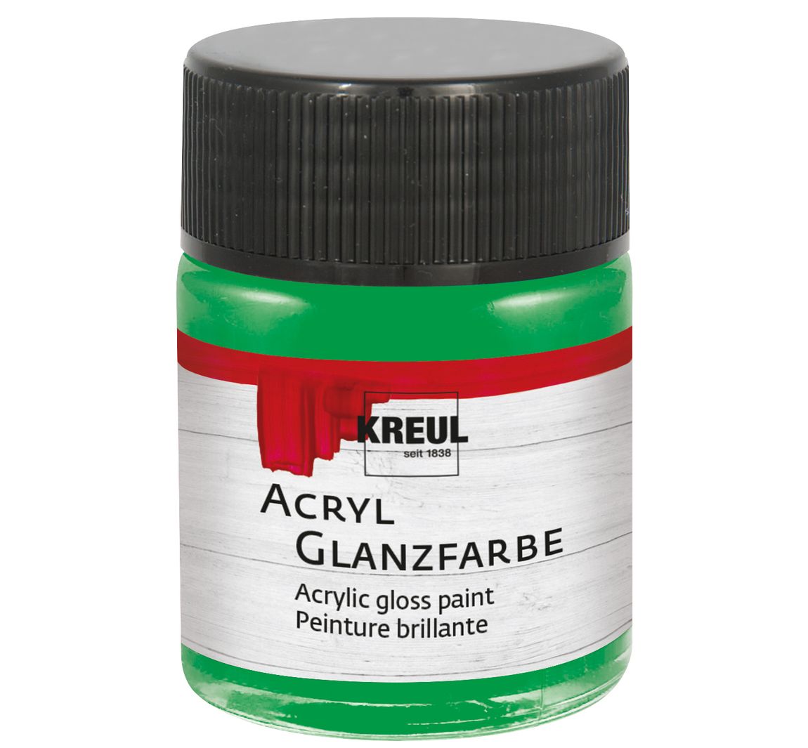 KREUL Acryl Glanzfarbe, 50 ml - Grün