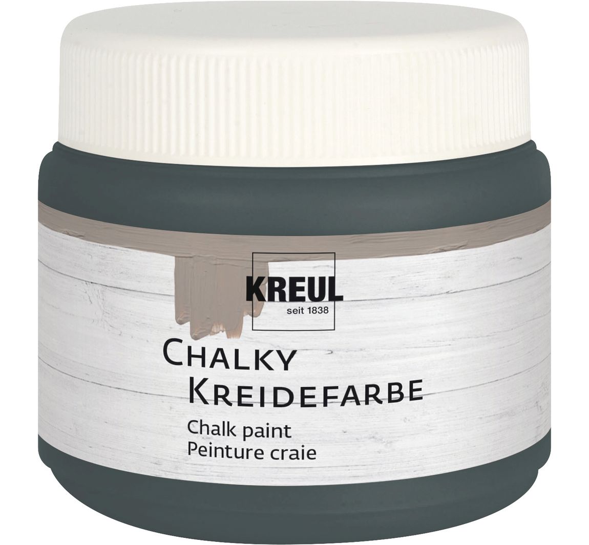 KREUL Chalky Kreidefarbe, 150 ml - Volcanic Grey