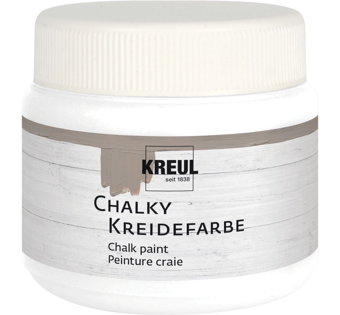 KREUL Chalky Kreidefarbe, 150 ml - Snow White