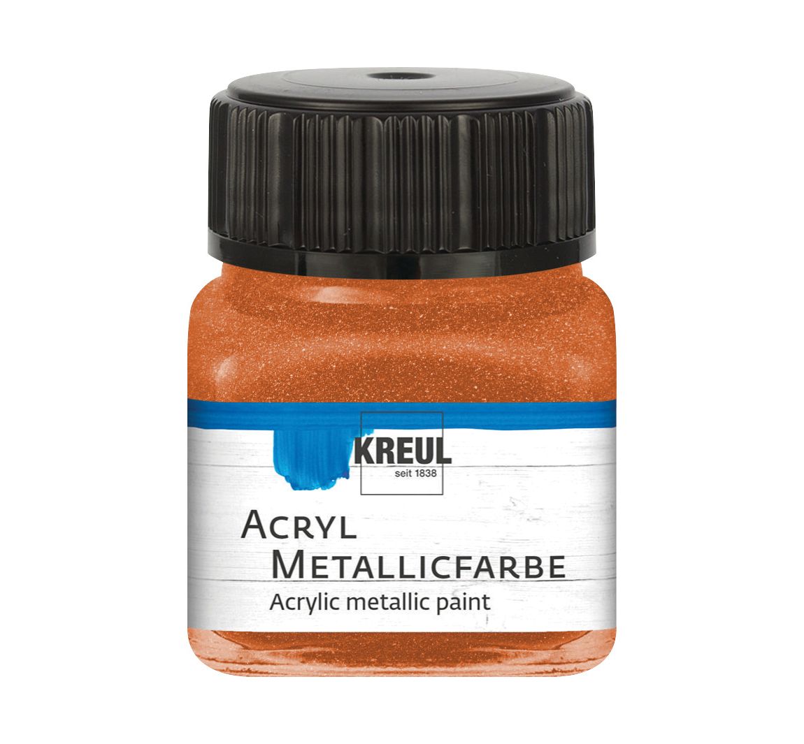 KREUL Acryl Metallicfarbe, 20 ml - Kupfer
