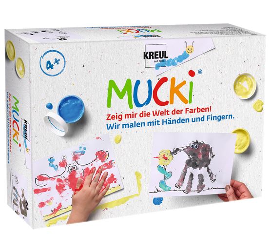 MUCKI Set "Wir malen mit Händen und Fingern"