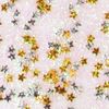 Glitter Confetti Glue Stars, Gold