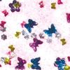 Glitter Confetti Glue Schmetterlinge, Bunt
