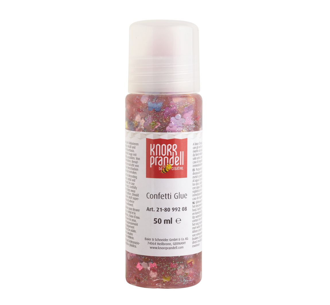 Glitter Confetti Glue - Schmetterlinge, Bunt