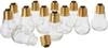VBS Decorative light bulbs, 12 pcs., screw-on