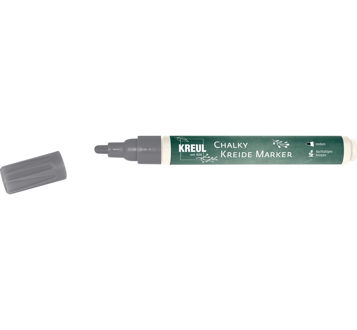 KREUL Chalky Kreidemarker "Medium" - Volcanic Gray