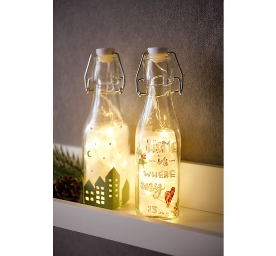 VBS Glasflaschen mit Bügelverschluß, 2 Stück
