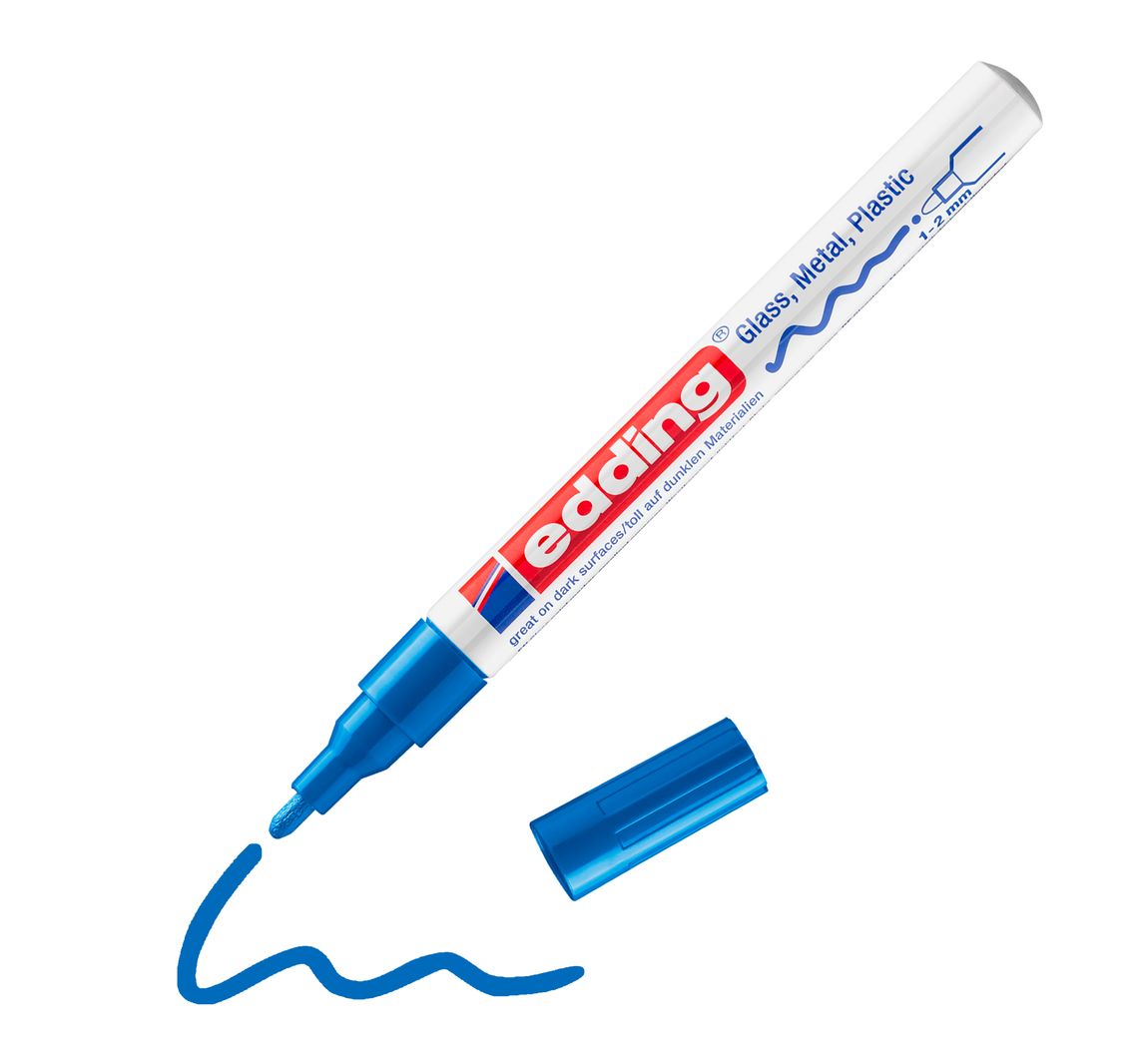 edding 751 "Glanzlack-Marker" - Blau