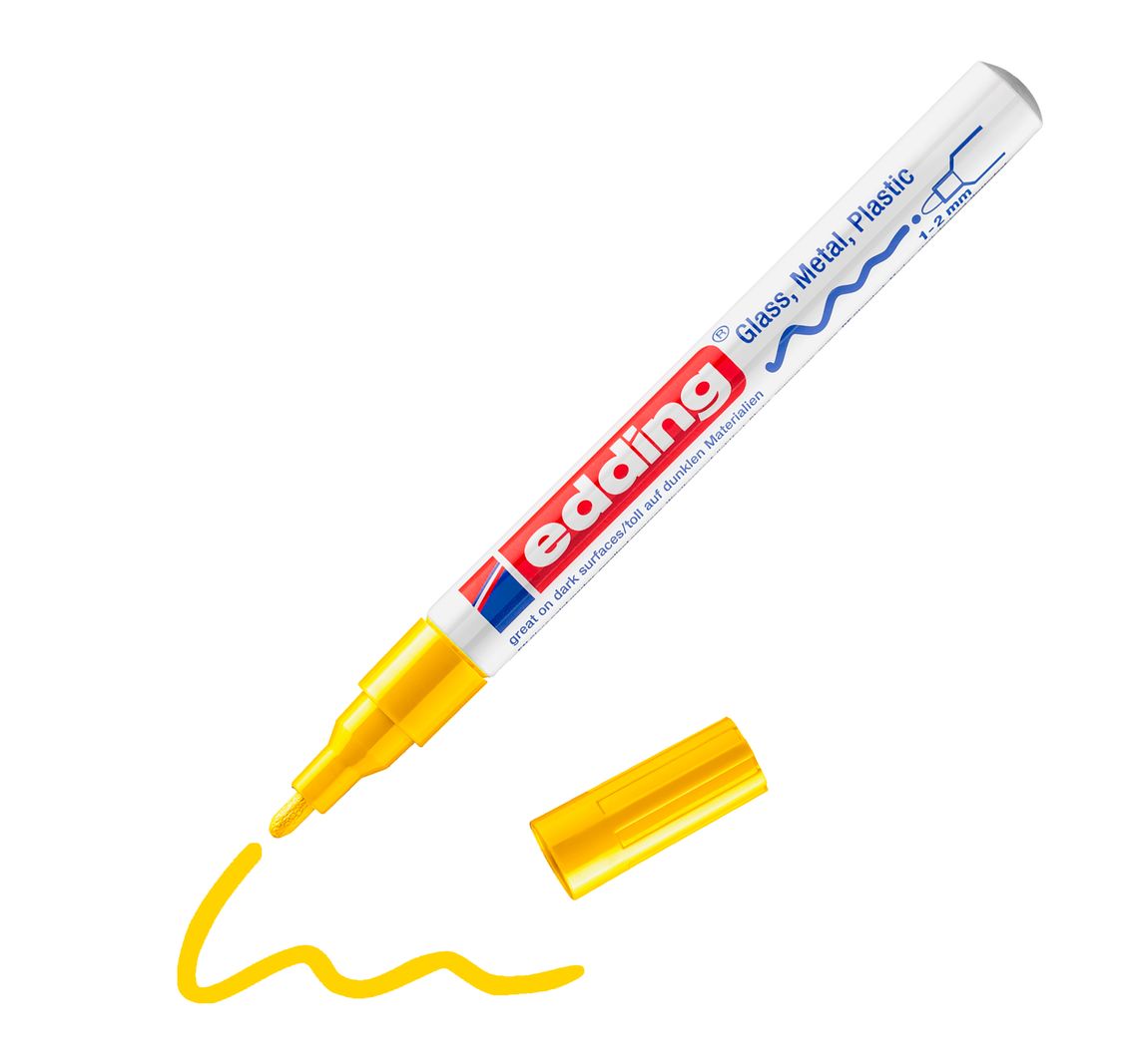 edding 751 "Glanzlack-Marker" - Gelb