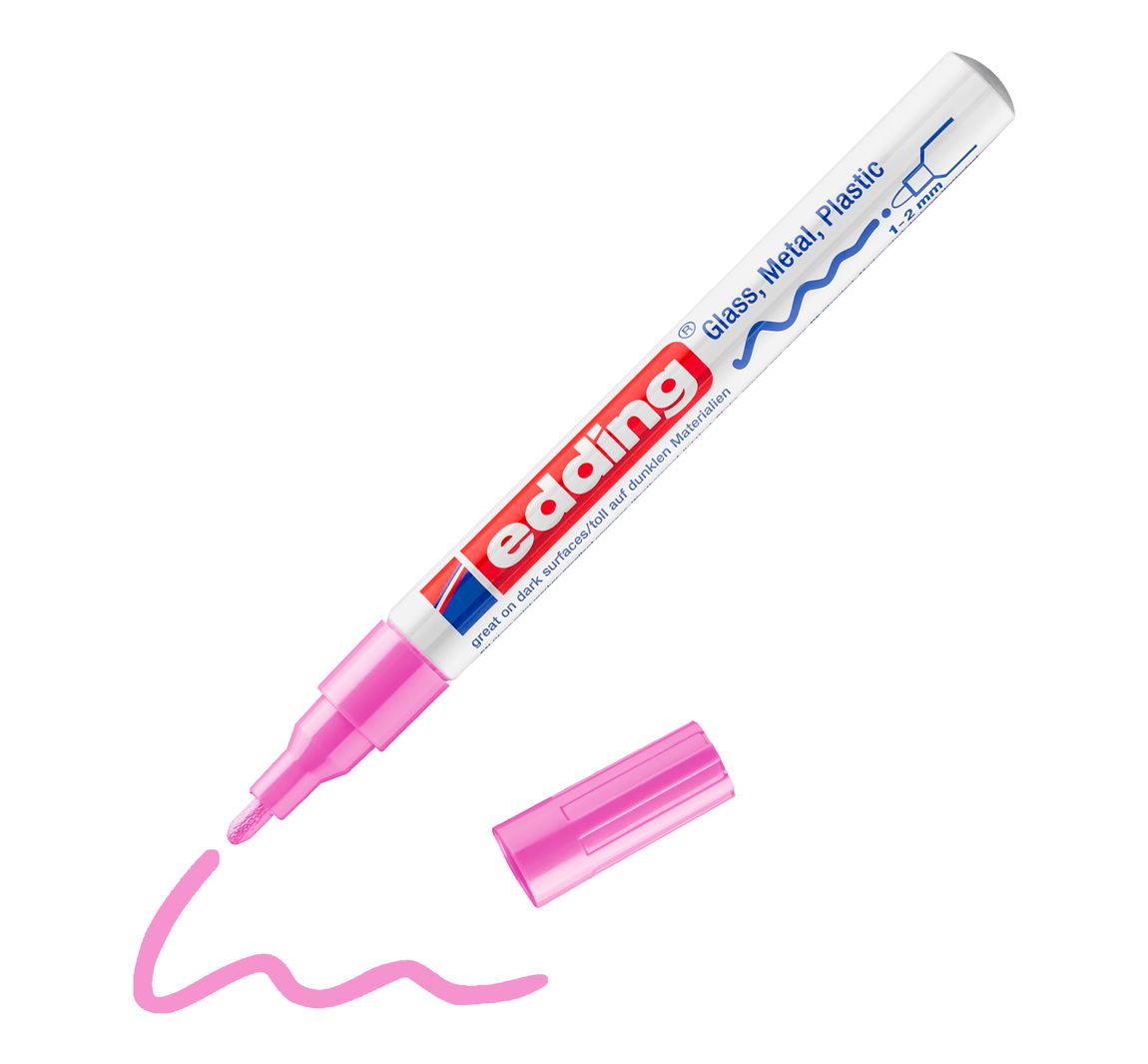 edding 751 "Glanzlack-Marker" - Rosa