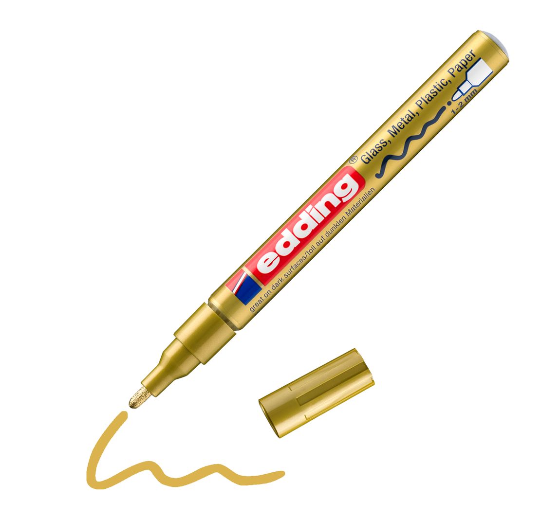 edding 751 "Glanzlack-Marker" - Gold