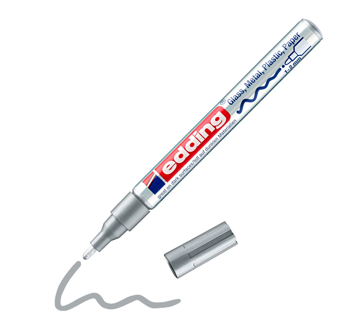 edding 751 "Glanzlack-Marker" - Silber