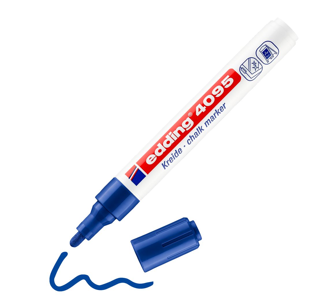edding 4095 "Kreidemarker" - Blau