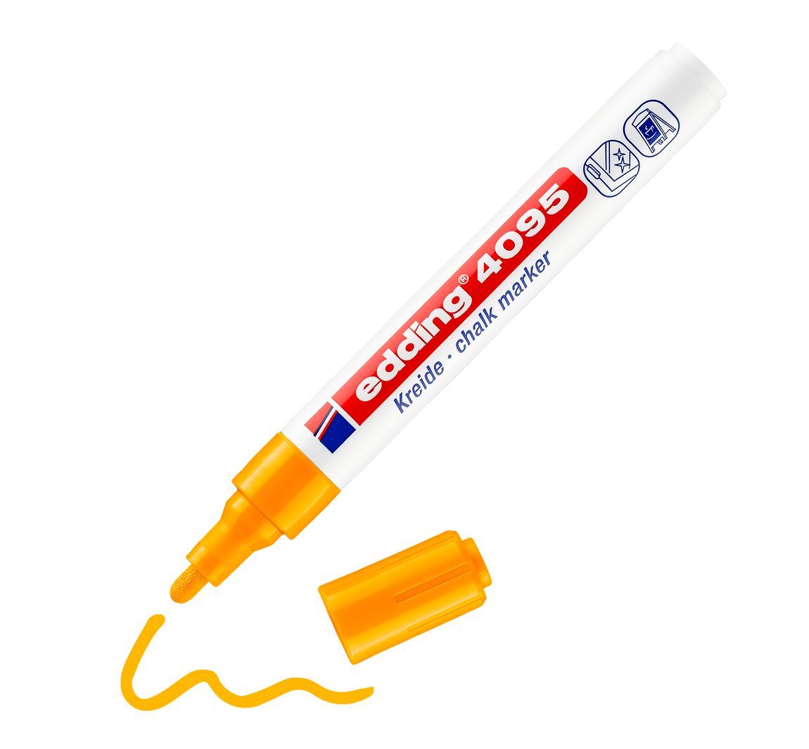 edding 4095 "Kreidemarker" - Neon-Orange