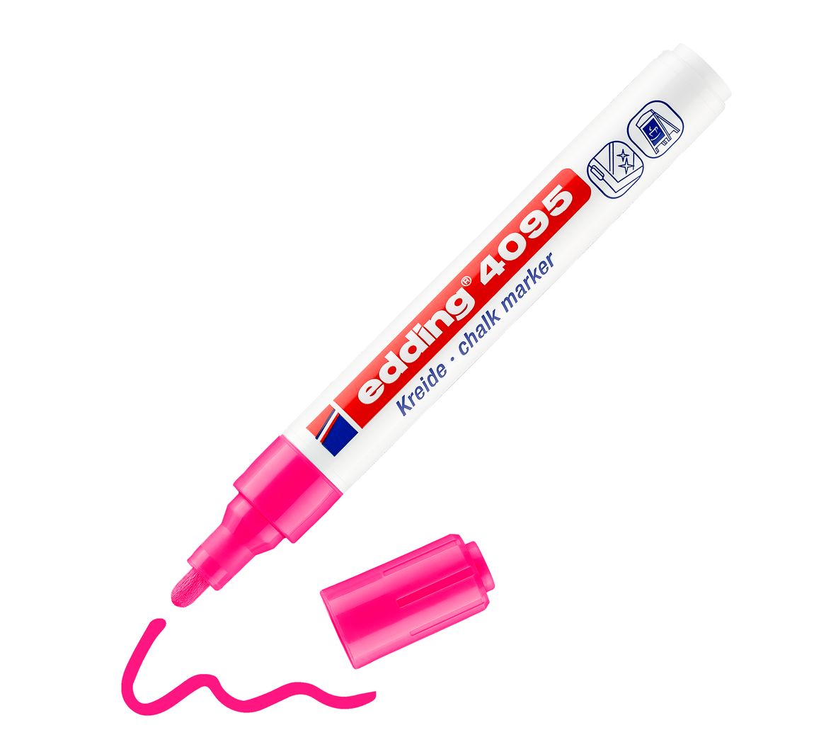 edding 4095 "Kreidemarker" - Neon-Pink