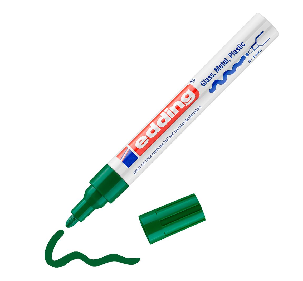 edding 750 "Glanzlack-Marker" - Grün