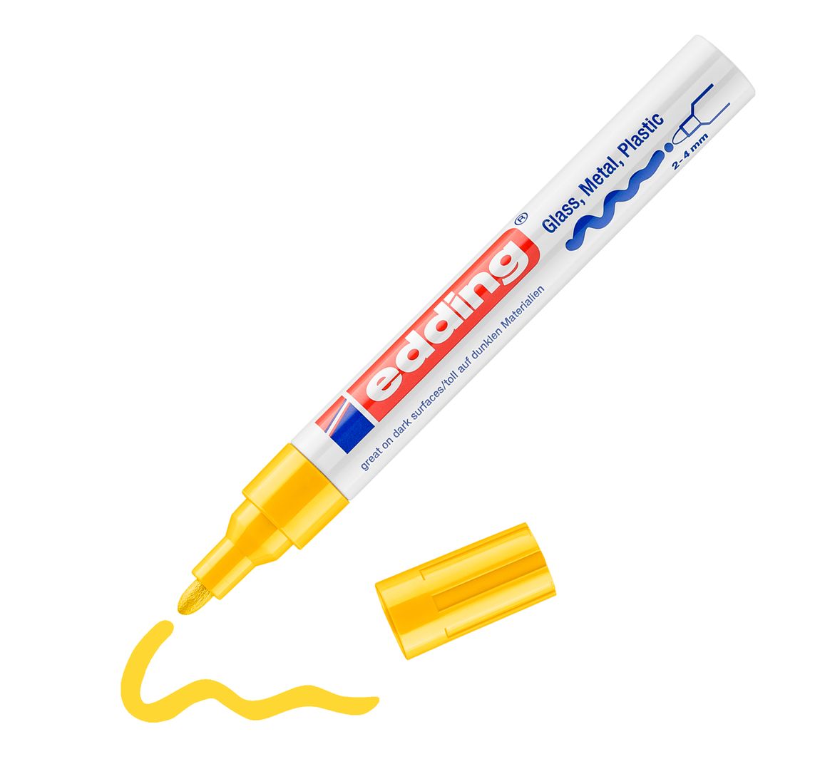 edding 750 "Glanzlack-Marker" - Gelb