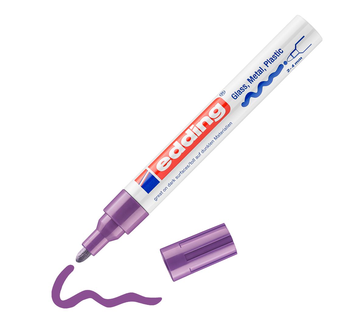 edding 750 "Glanzlack-Marker" - Violett