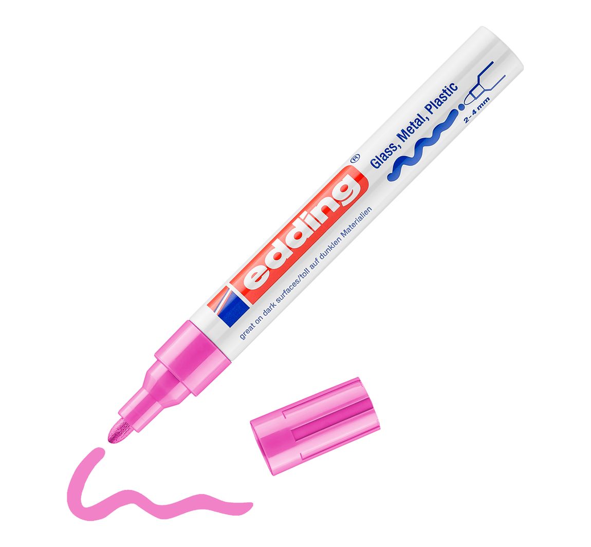 edding 750 "Glanzlack-Marker" - Rosa