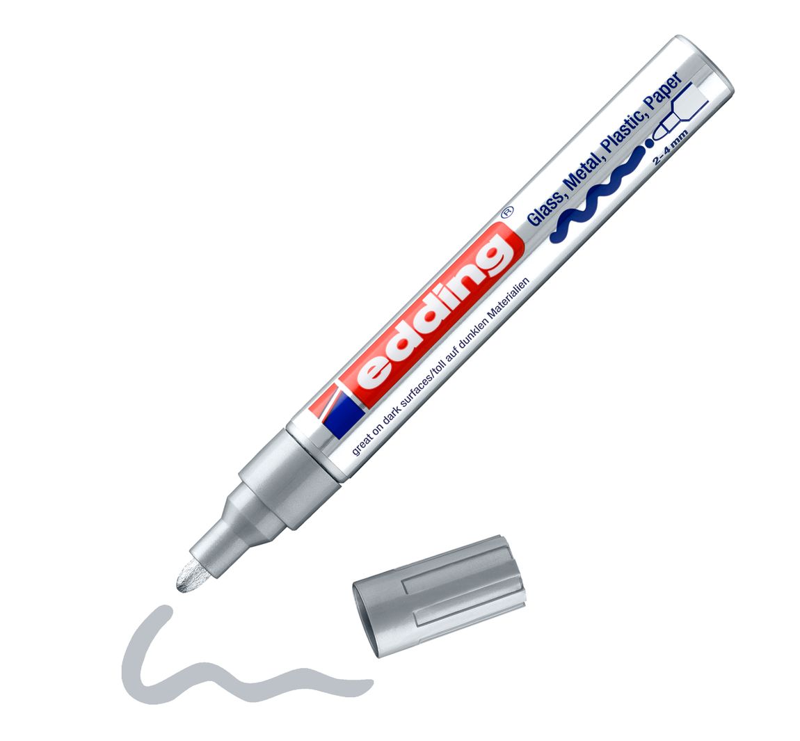 edding 750 "Glanzlack-Marker" - Silber