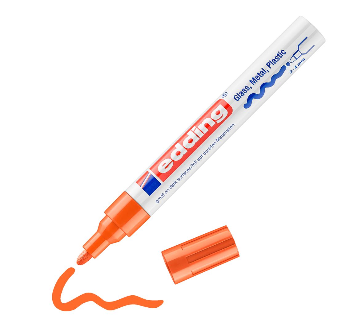 edding 750 "Glanzlack-Marker" - Orange