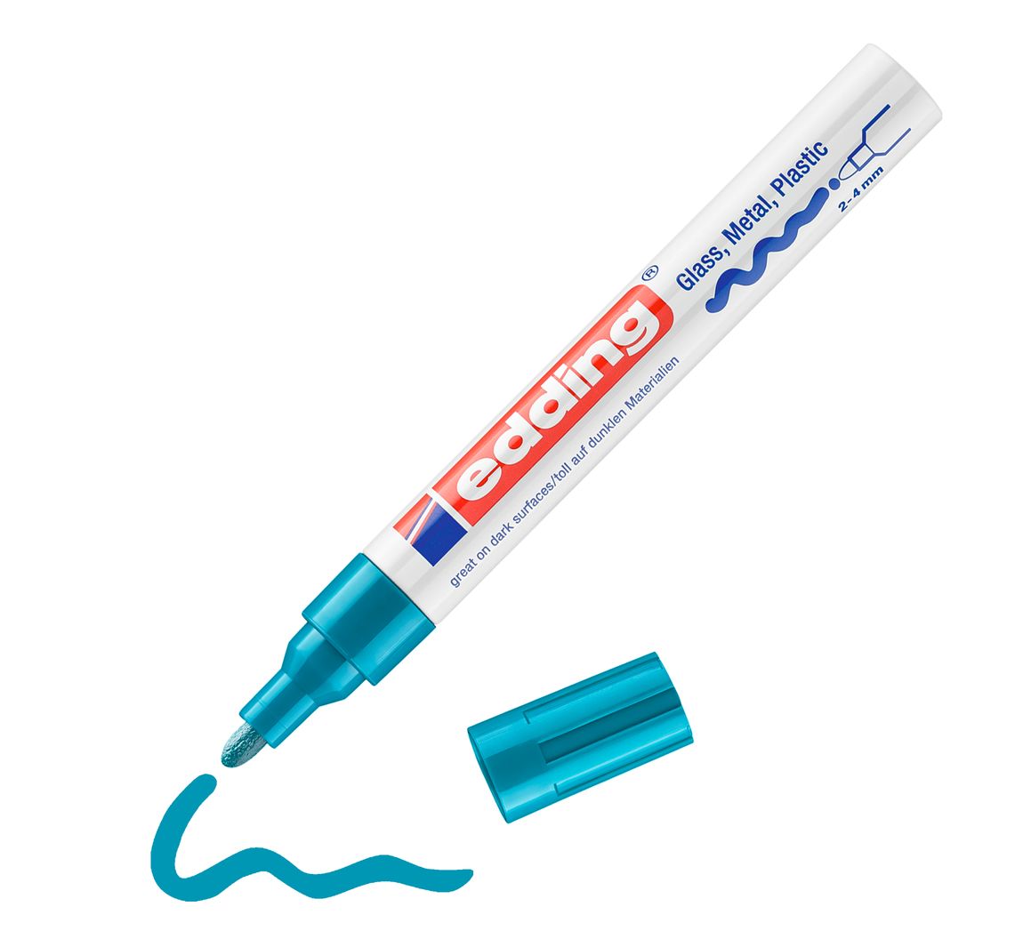 edding 750 "Glanzlack-Marker" - Hellblau
