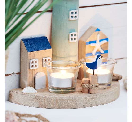 VBS Wooden decoration set "Harbour promenade"