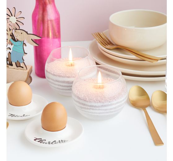 Kerzensand mit Dochten