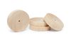 VBS Wooden discs/wheels, Ø 50 x 10 mm, 4 pieces