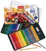 Buntstifte im Metallkasten, 60 Stück