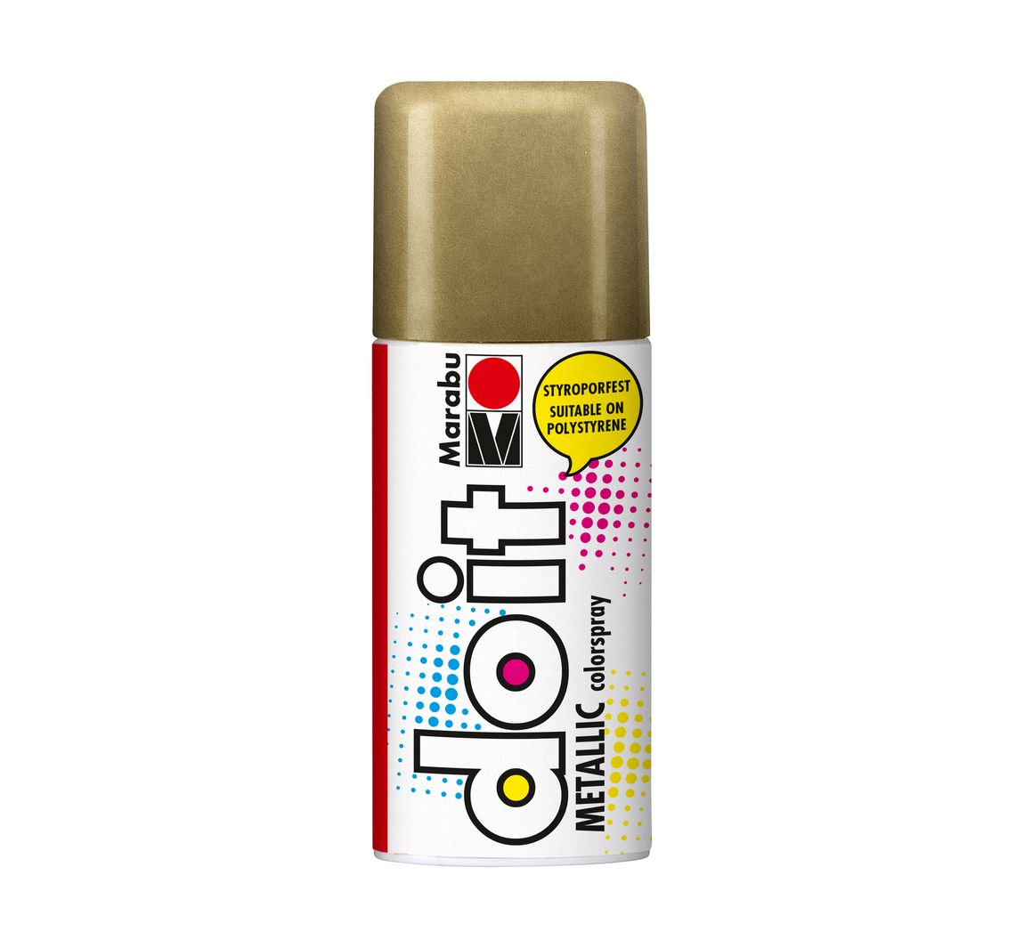 Marabu do it METALLIC,150ml, Metallic-Silber - Metallic-Gold