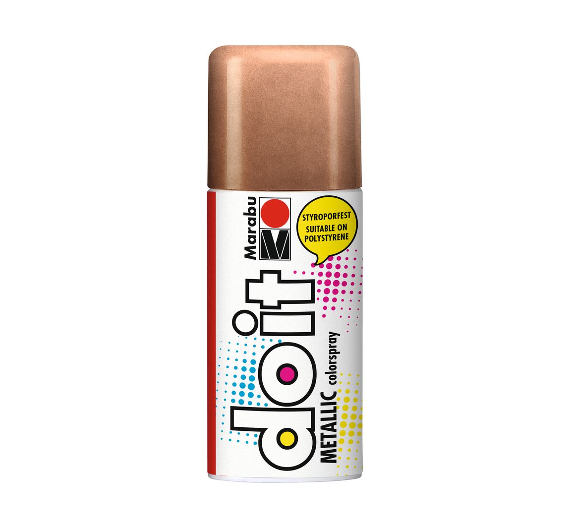 Marabu do it METALLIC,150ml, Metallic-Silber - Metallic-Kupfer