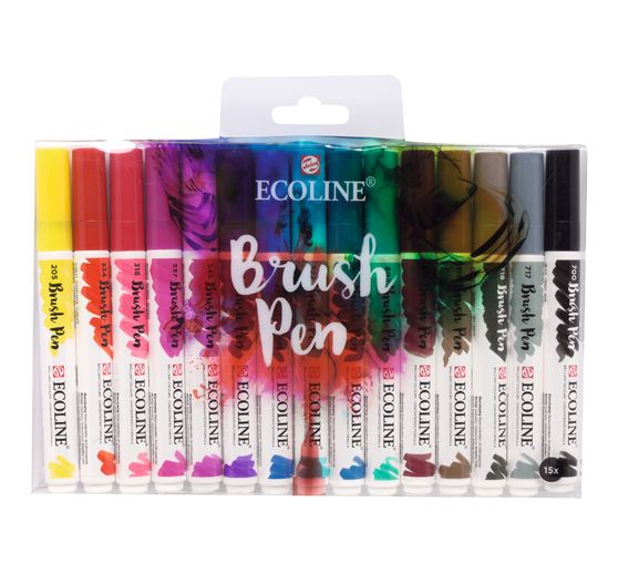 Talens Ecoline Brush Pen Set "15 Farben"