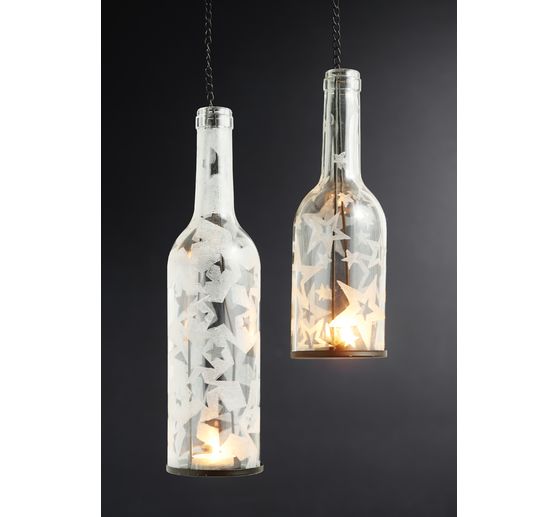 VBS Windlicht "Flasche", Höhe 29 cm
