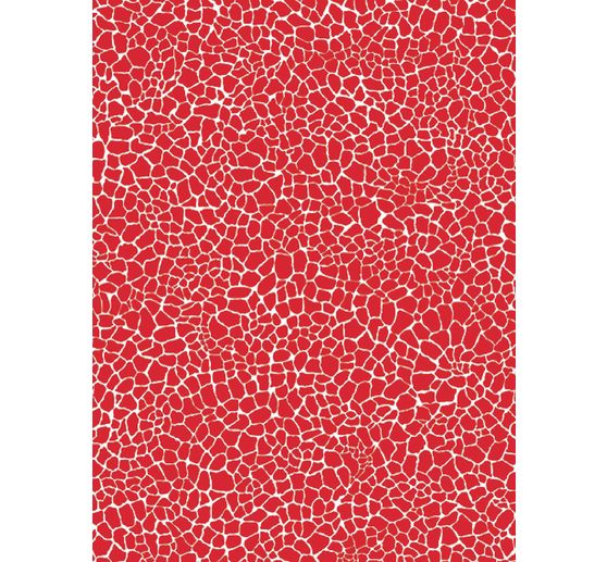 Décopatch-Papier "Facetten-Rot"