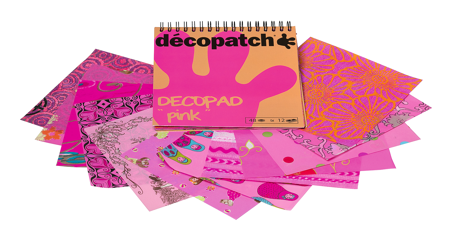 Décopatch Papierblock "Decopad Pink" VBS Hobby