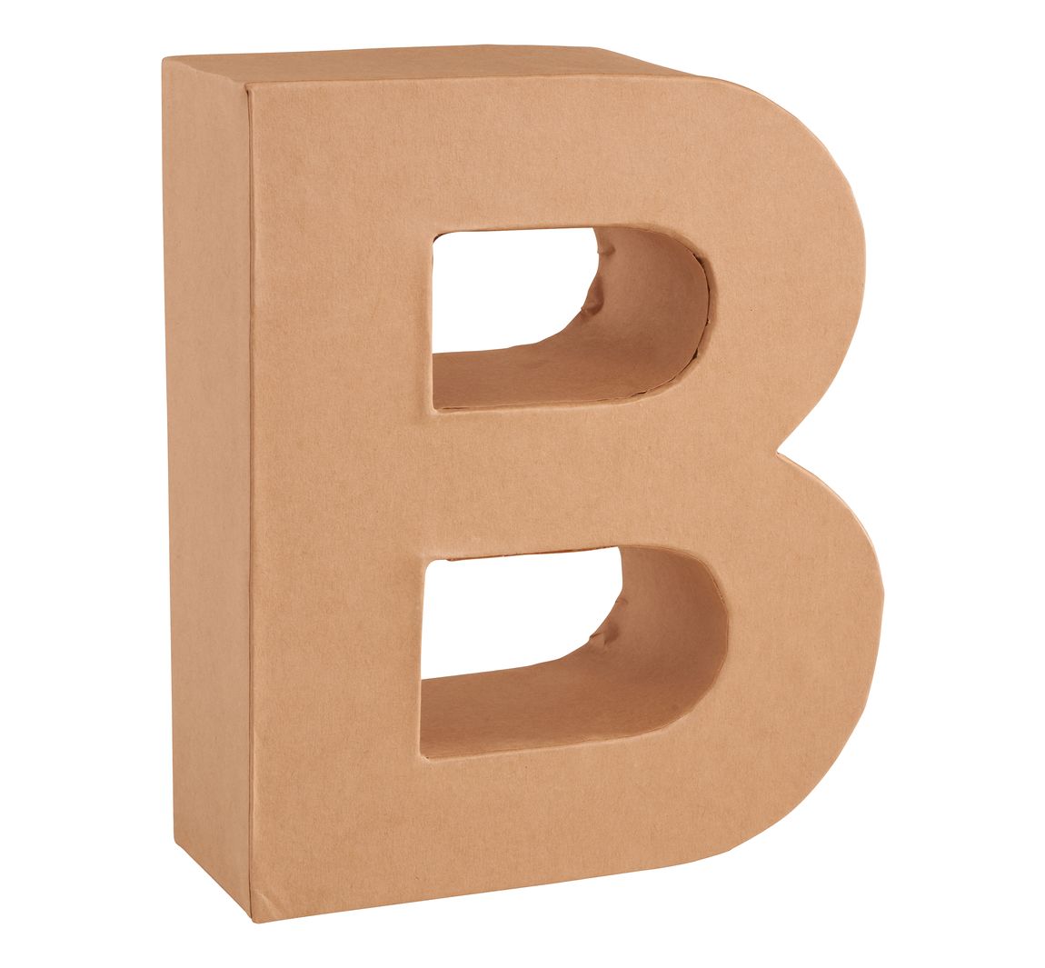Papp-Buchstabe - Buchstabe "B"