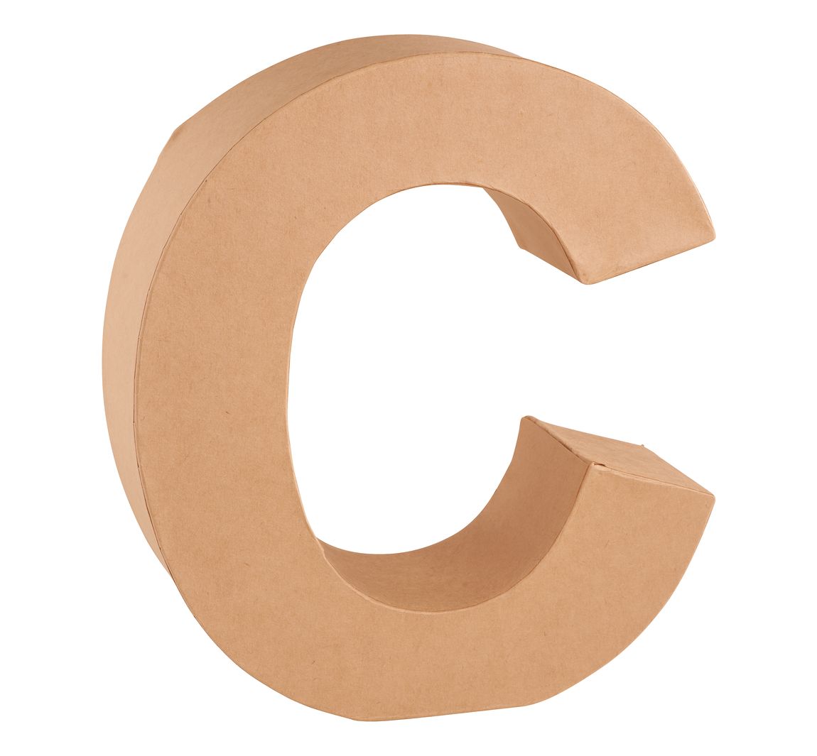 Papp-Buchstabe - Buchstabe "C"