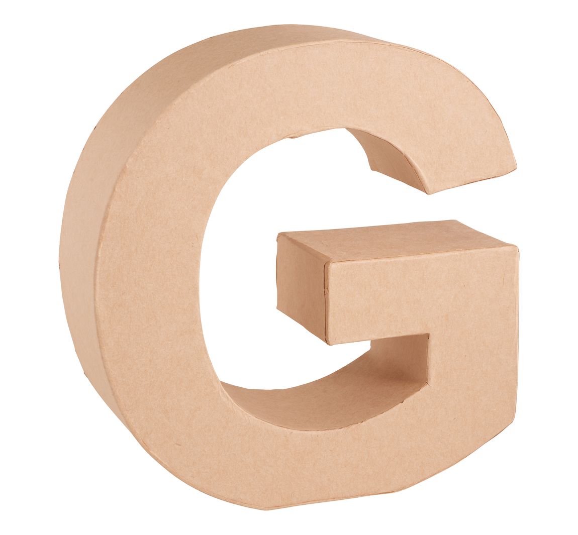 Papp-Buchstabe - Buchstabe "G"