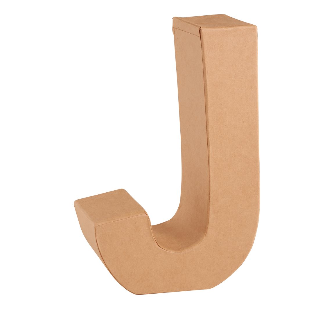 Papp-Buchstabe - Buchstabe "J"